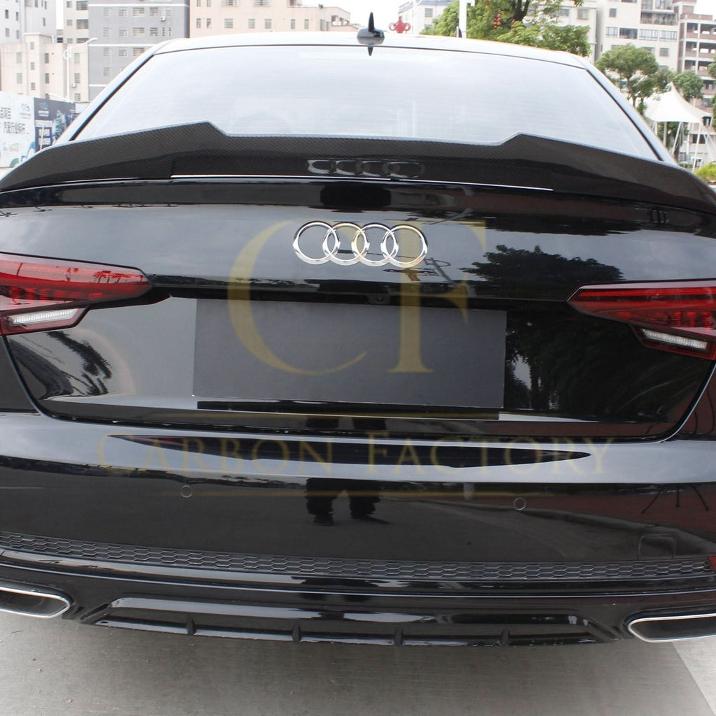 PSM Style Pre-Preg Carbon Fibre Boot Spoiler for Audi A4 S4 B9 16-22