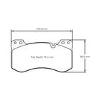 Pagid Racing RSL29 Front Brake Pads For BMW G8X M Vehicles (G87 M2, G80 M3 & G82 M4)