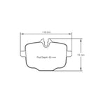 Pagid Racing RSL29 Rear Brake Pads For BMW G8X M Vehicles (G87 M2, G80 M3 & G82 M4)