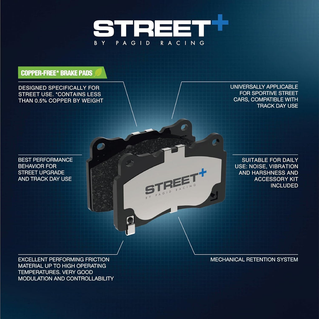Pagid Street+ Front Brake Pads For BMW F8X M Vehicles (F87 M2, F80 M3 & F82 M4)