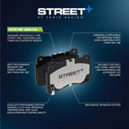 Pagid Street+ Front Brake Pads For BMW F8X M Vehicles (F87 M2, F80 M3 & F82 M4)