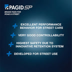 Pagid Street+ Front Brake Pads For BMW F8X M Vehicles (F87 M2, F80 M3 & F82 M4)