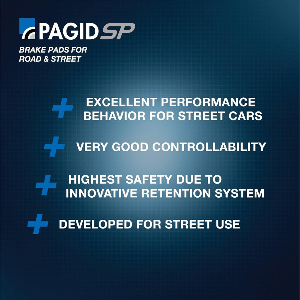 Pagid Street+ Front Brake Pads For BMW G42 M240i, G20 M340i, G22 M440i, G29 Z4 & Toyota GR Supra A90 (M Sport Brakes)