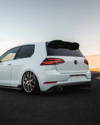 VW GOLF, GOLF GTI & GOLF R MK7 / MK7.5 EVO-1 GLOSS BLACK REAR SPOILER BY ZAERO (2013-2020)