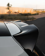 VW GOLF, GOLF GTI & GOLF R MK7 / MK7.5 EVO-1 GLOSS BLACK REAR SPOILER BY ZAERO (2013-2020)
