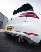 VW GOLF, GOLF GTI & GOLF R MK7 / MK7.5 EVO-1 GLOSS BLACK REAR SPOILER BY ZAERO (2013-2020)