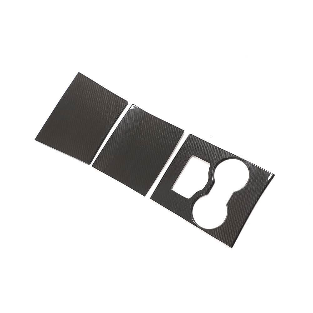 Pre-Preg Carbon Centre Console Covers for Tesla Model 3 LHD 16-20