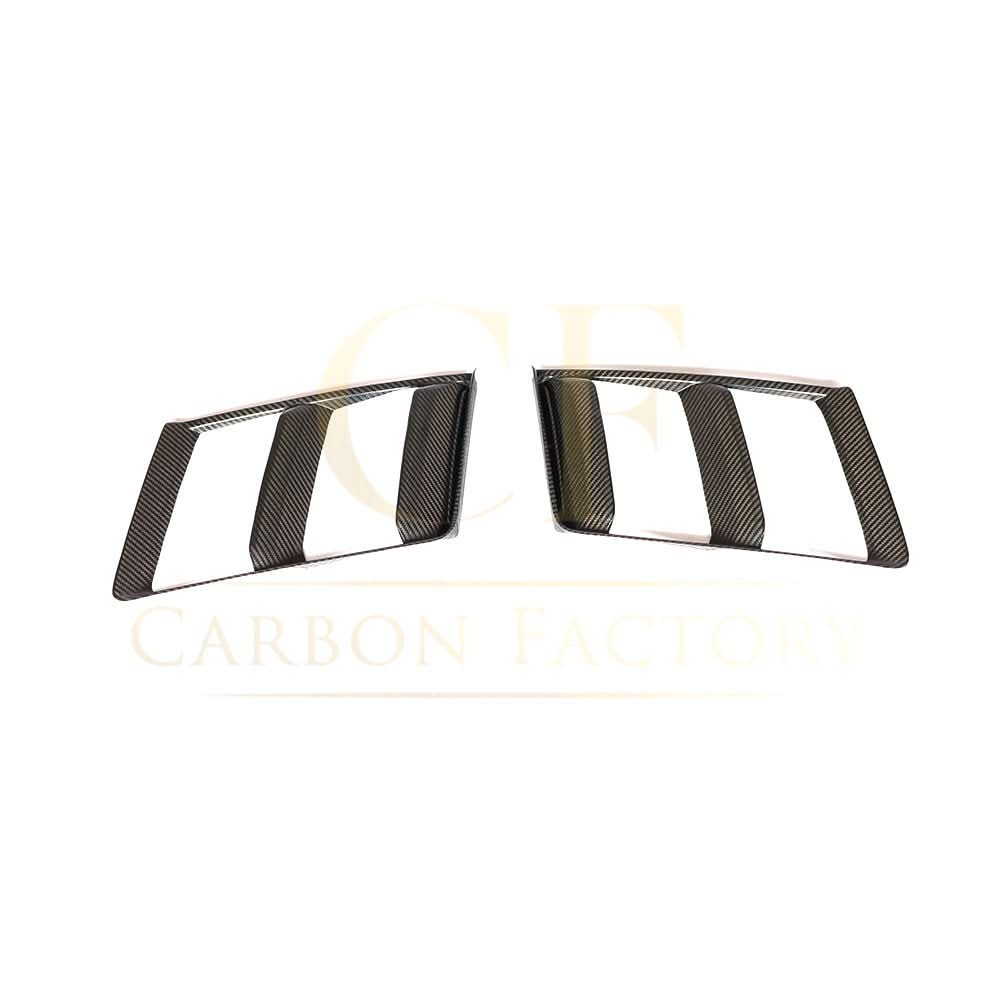 Pre-Preg Carbon Fibre Front Bumper Side Trims for Audi R8 V10 Gen 2 15-19