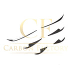 Pre-Preg Carbon Front Canards 6 Pieces Set for Tesla Model 3 16-23