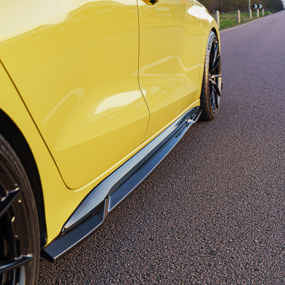 AUDI A3/S3 8Y 2020+ CARBON FIBRE SIDE SKIRTS - CT DESIGN