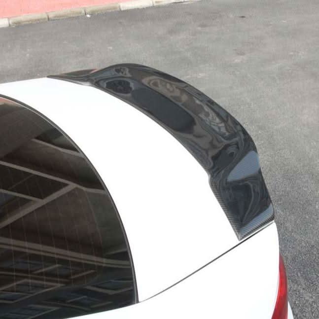 R Style Carbon Fibre Boot Spoiler for Audi A4 B8.5 13-15