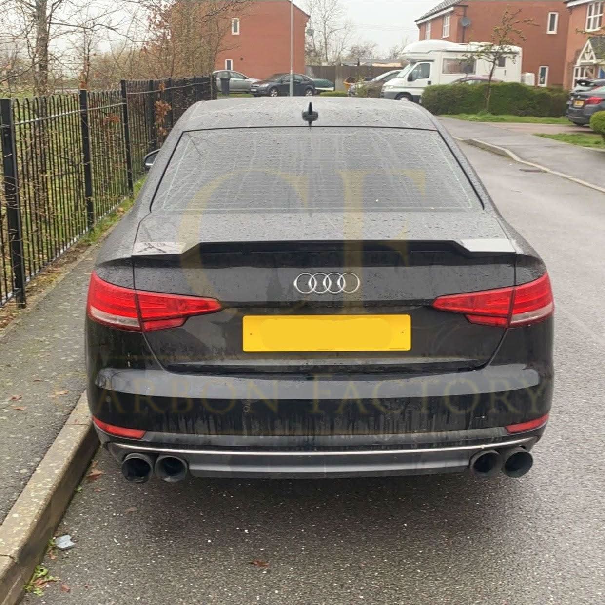R Style Carbon Fibre Boot Spoiler for Audi A4 S4 B9 16-22