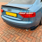 R Style Carbon Fibre Boot Spoiler for Audi B8 B8.5 A5 4 Door 07-16