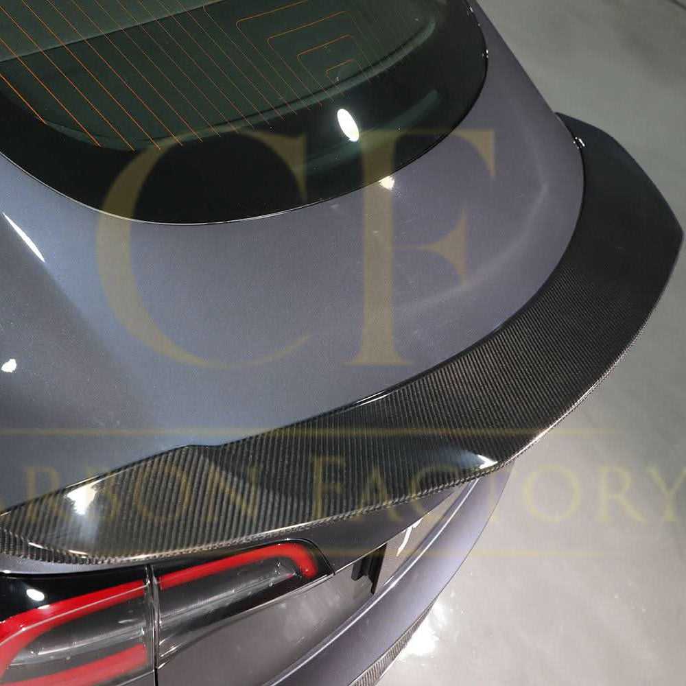 R Style Carbon Fibre Boot Spoiler for Tesla Model 3 16-23