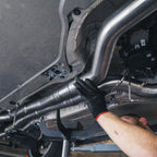 R44 BMW G90 & G99 M5 Exhaust Midpipe & Carbon Fibre Tailpipe Package