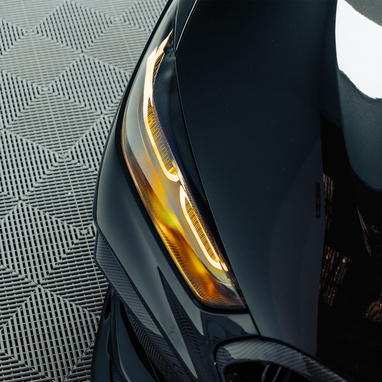 R44 BMW M8 CSL Yellow Daytime Running Lights LED Module Set (F91/F92/F93)