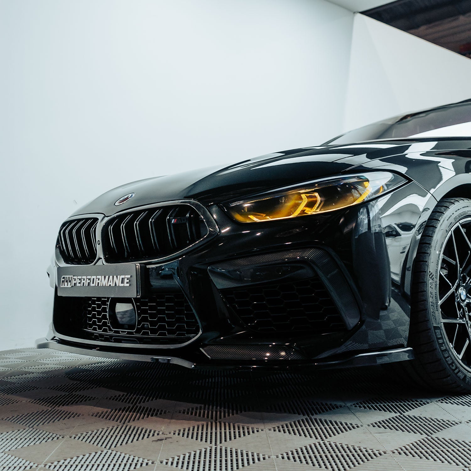 R44 BMW M8 CSL Yellow Daytime Running Lights LED Module Set (F91/F92/F93)