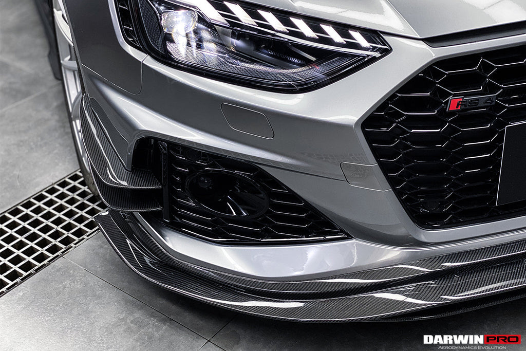 DARWINPRO - AUDI RS4 B9.5 2020 -2024 CARBON FIBRE BKSS FRONT LIP