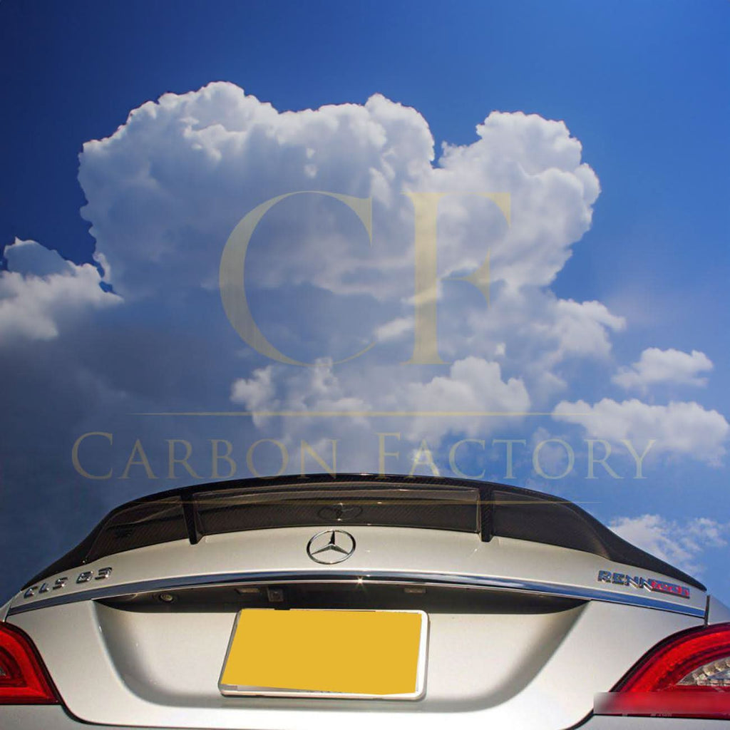 REN Style Carbon Fibre Boot Spoiler for Mercedes Benz C218 CLS 14-18