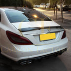 REN Style Carbon Fibre Boot Spoiler for Mercedes Benz C218 CLS 14-18