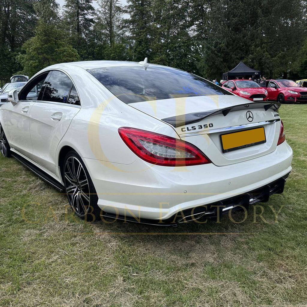 REN Style Carbon Fibre Boot Spoiler for Mercedes Benz C218 CLS 14-18