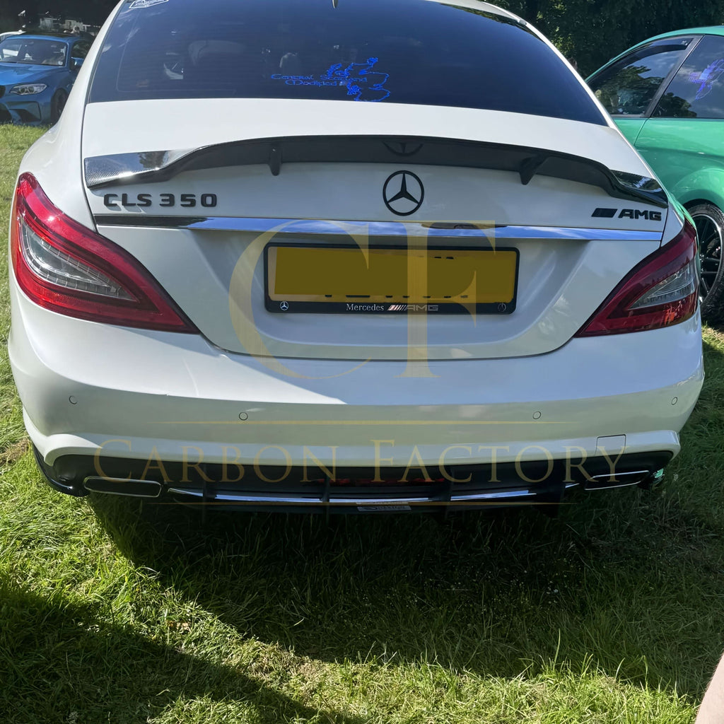 REN Style Carbon Fibre Boot Spoiler for Mercedes Benz C218 CLS 14-18
