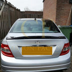 REN Style Carbon Fibre Boot Spoiler for Mercedes Benz W204 C Class 07-14