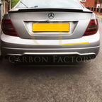 REN Style Carbon Fibre Boot Spoiler for Mercedes Benz W204 C Class 07-14