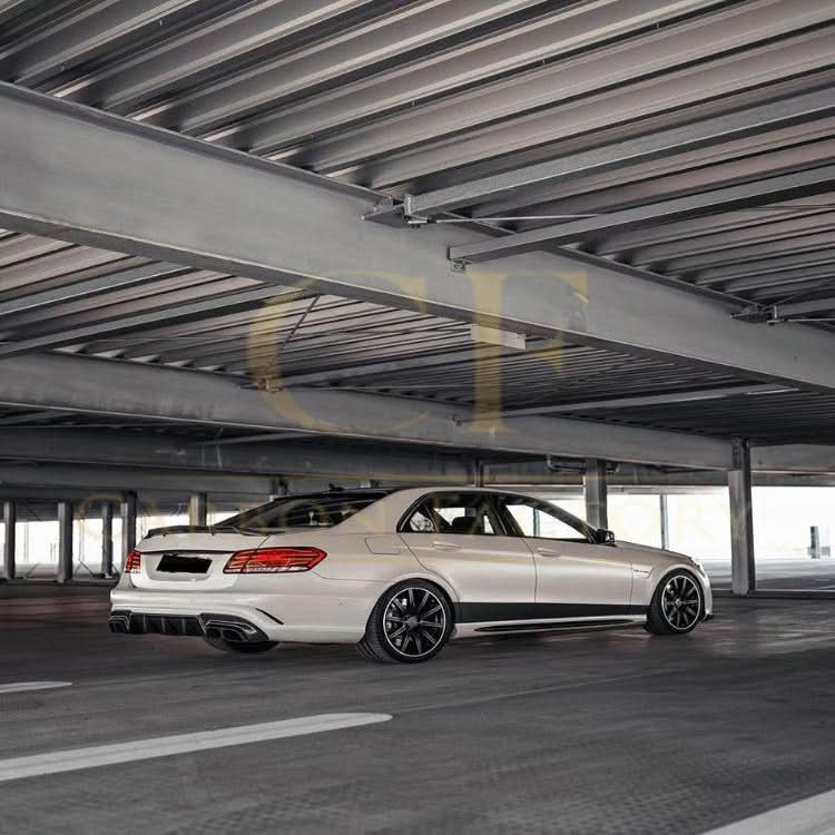 REN Style Carbon Fibre Boot Spoiler for Mercedes Benz W212 E Class Saloon 10-17