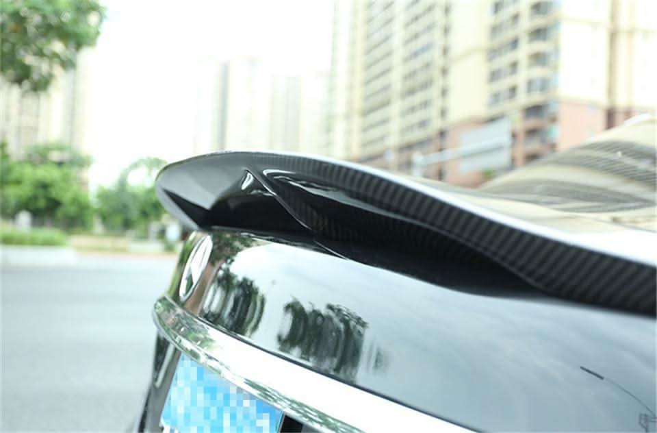 REN Style Carbon Fibre Boot Spoiler for Mercedes Benz W213 E Class Saloon 16-23