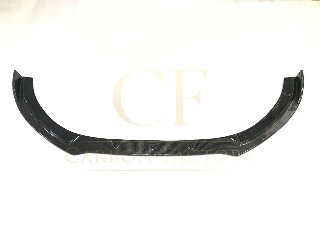 RS Style Carbon Fibre Front Splitter for Audi A3 Saloon Non S Line 16-19