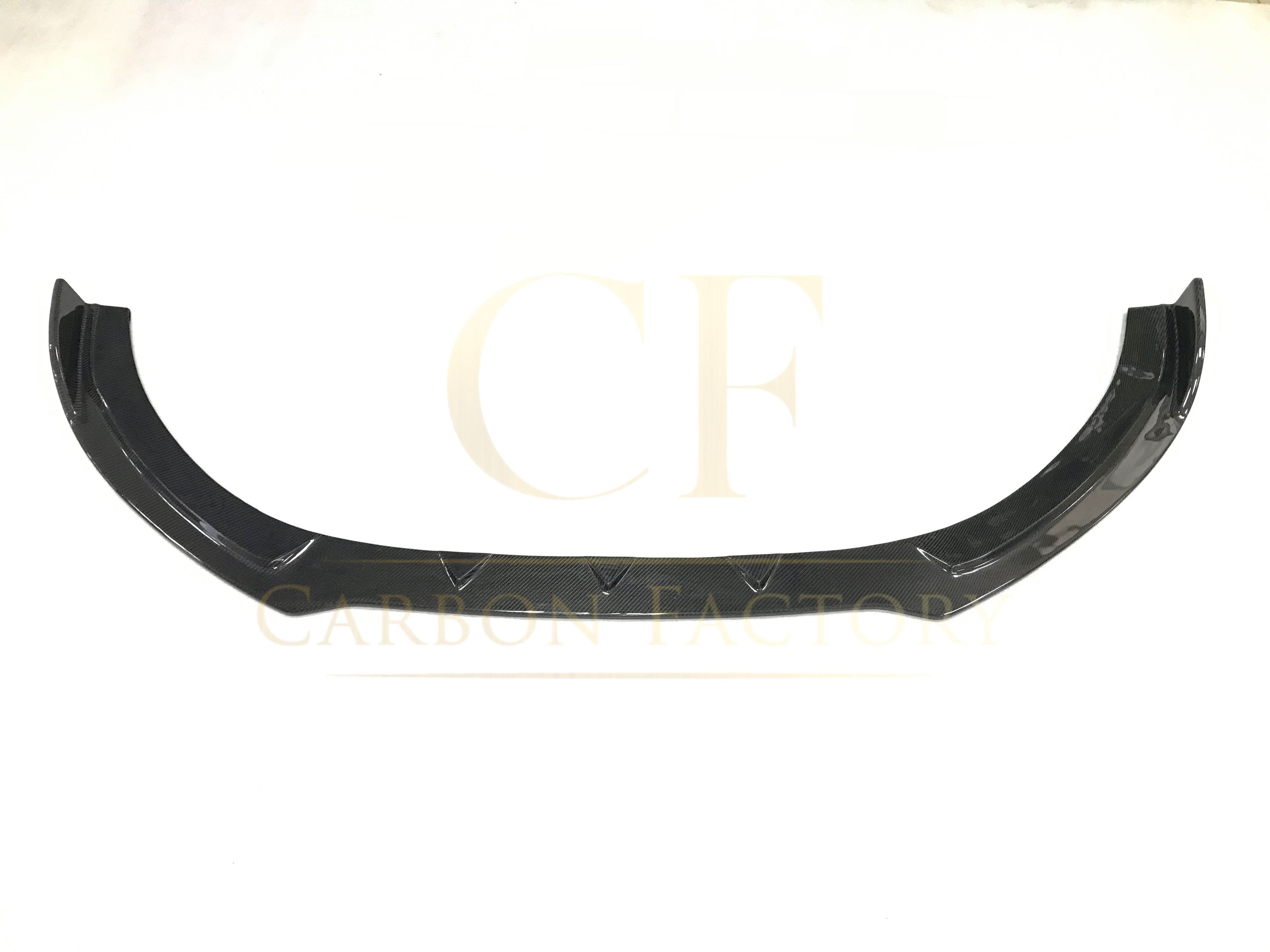 RS Style Carbon Fibre Front Splitter for Audi A3 Saloon Non S Line 16-19