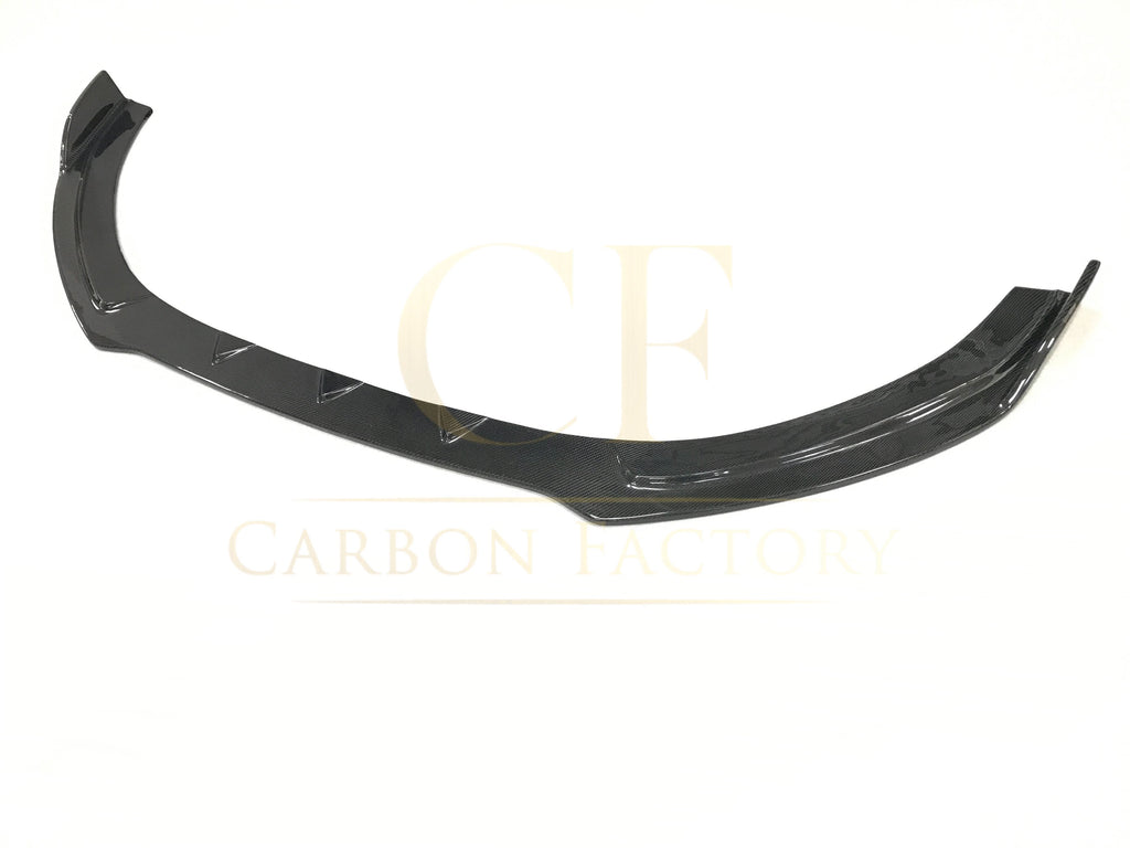 RS Style Carbon Fibre Front Splitter for Audi A3 Saloon Non S Line 16-19