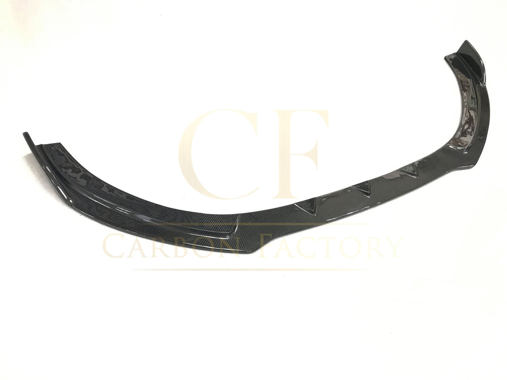 RS Style Carbon Fibre Front Splitter for Audi A3 Saloon Non S Line 16-19
