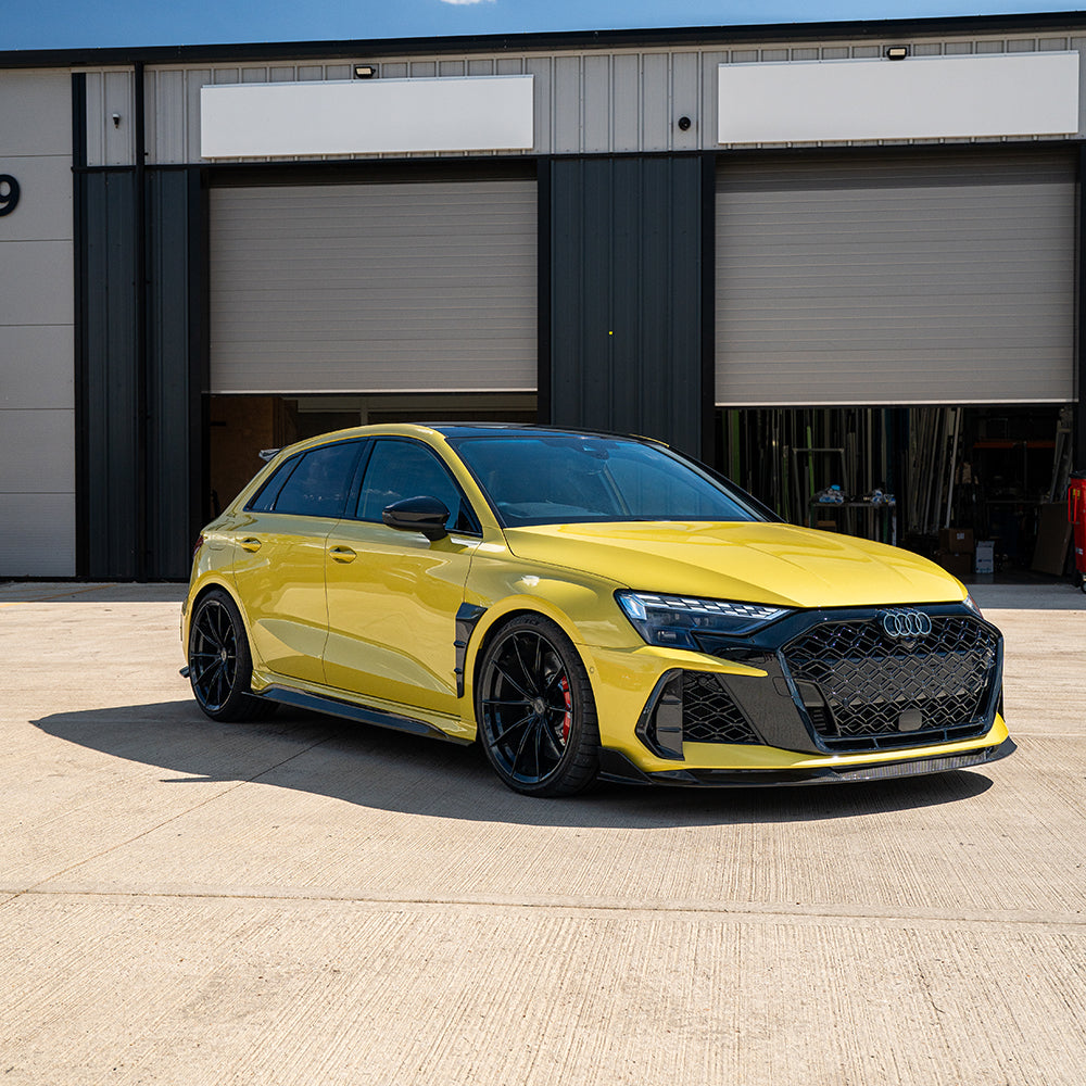AUDI RS3 8Y 2025+ CARBON FIBRE SPLITTER - CT DESIGN