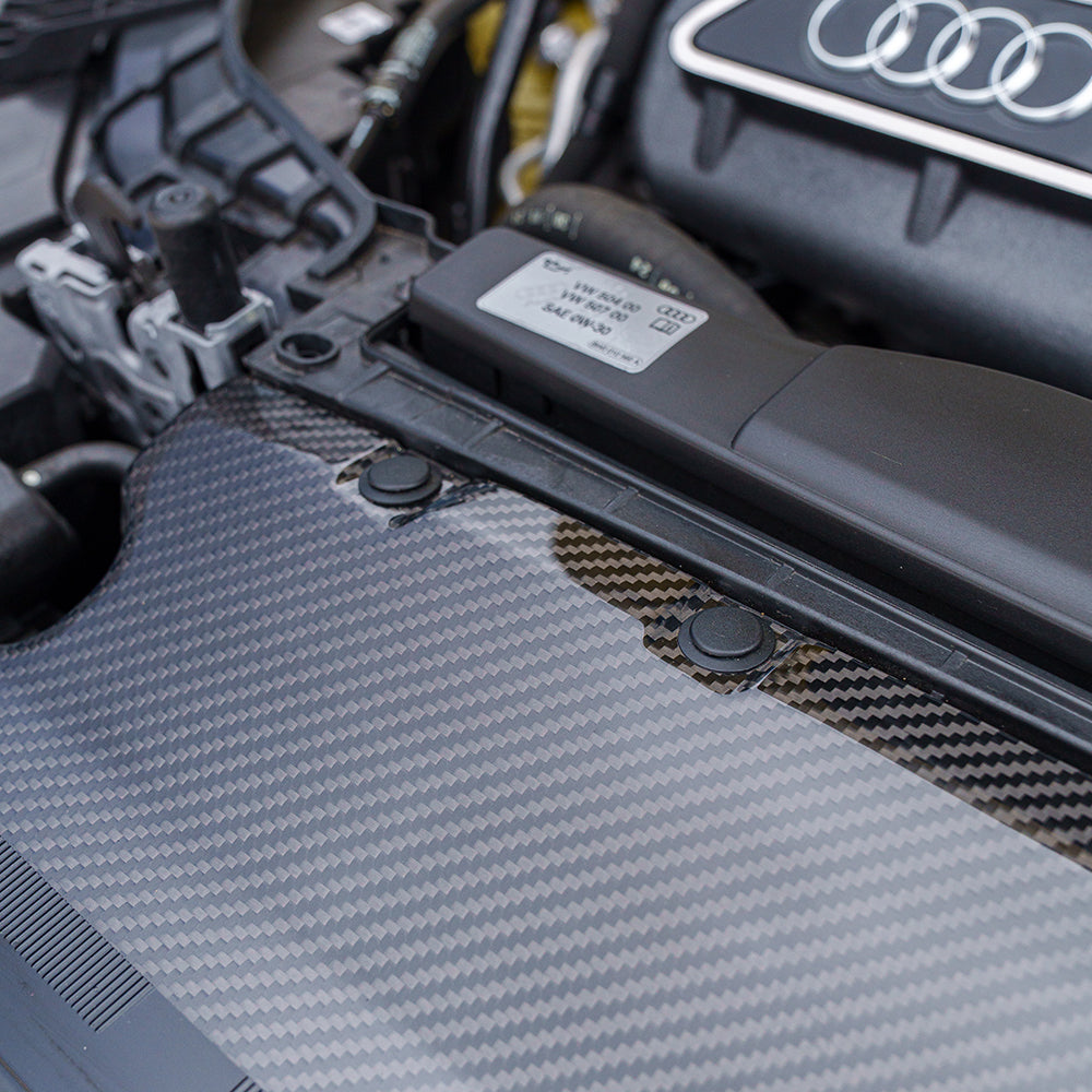 AUDI RS3 8Y 2020+ CARBON FIBRE ENGINE BAY SCUTTLE TRIM