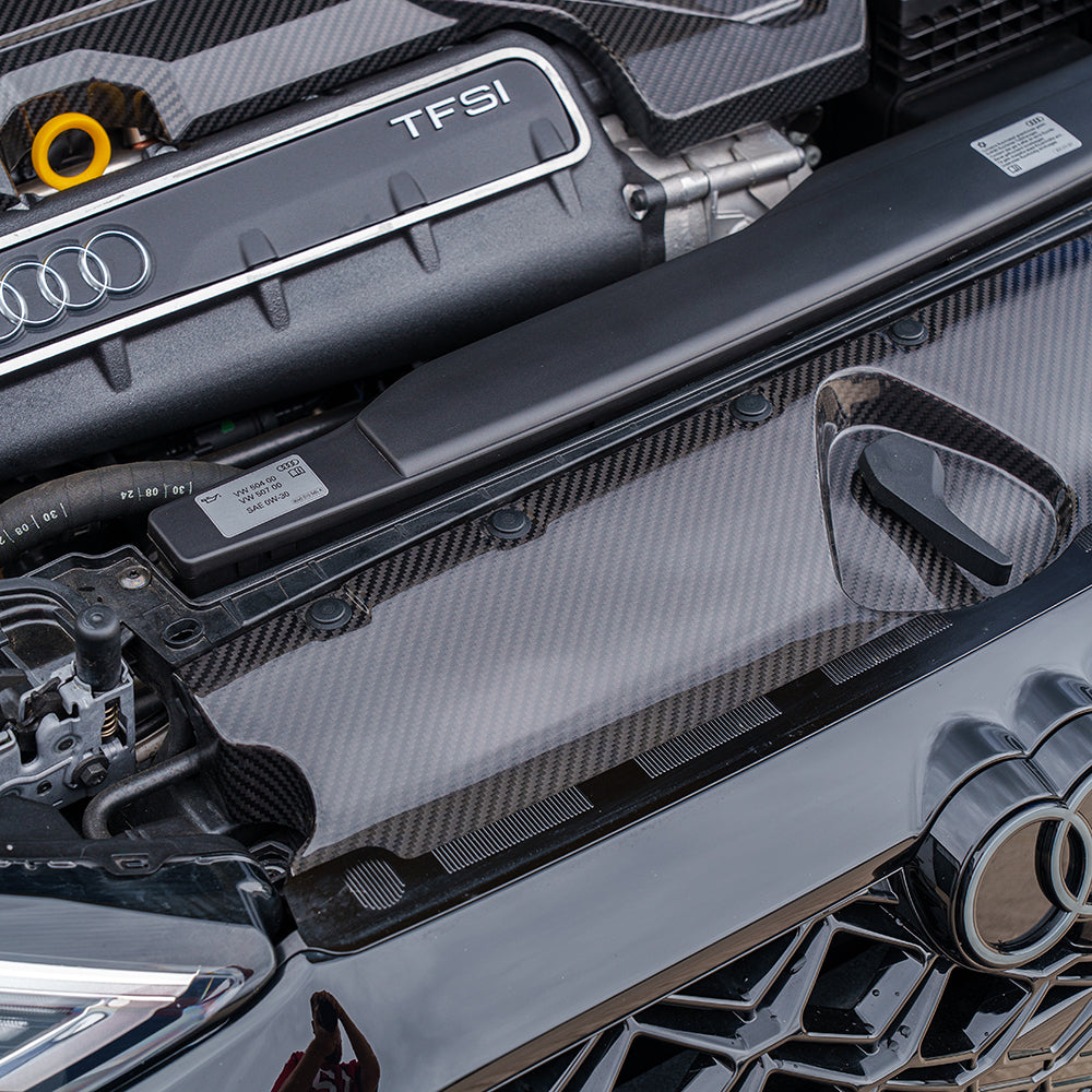 AUDI RS3 8Y 2020+ CARBON FIBRE ENGINE BAY SCUTTLE TRIM