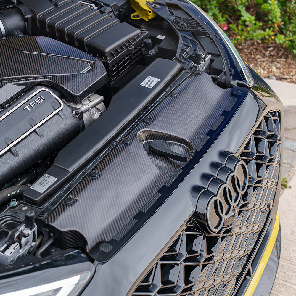 AUDI RS3 8Y 2020+ CARBON FIBRE ENGINE BAY SCUTTLE TRIM
