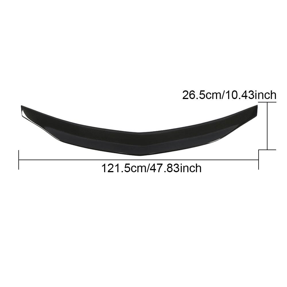 RT Style Carbon Fibre Boot Spoiler for Mercedes Benz C207 E Class Coupe 10-17