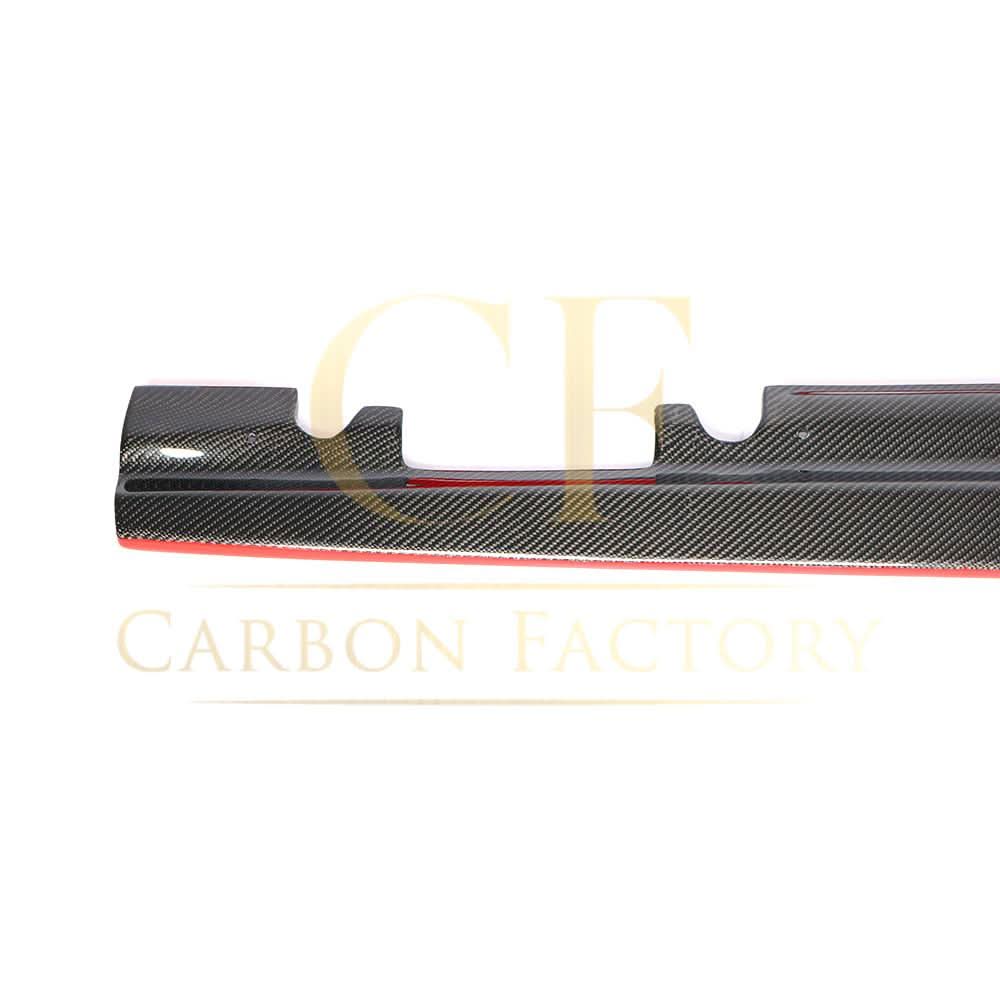 RZ Style Red Carbon Fibre Side Skirts for Mercedes Benz W176 A Class C117 Coupe 13-18