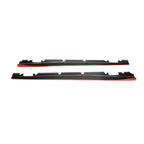 RZ Style Red Carbon Fibre Side Skirts for Mercedes Benz W176 A Class C117 Coupe 13-18