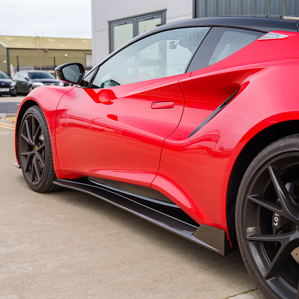 LOTUS EMIRA CARBON FIBRE SIDE SKIRTS - CT DESIGN