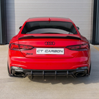 AUDI RS5 B9.5 SPORTBACK & COUPE 2020-2025 CARBON FIBRE DIFFUSER - CT DESIGN