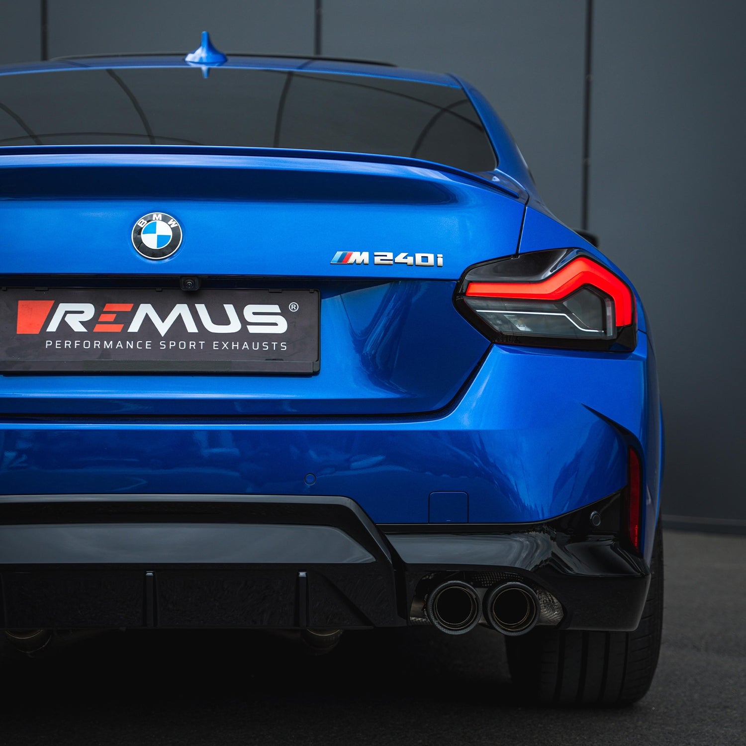 Remus BMW M240i Axle Back Exhaust System In Stainless Steel (G42 2021+)