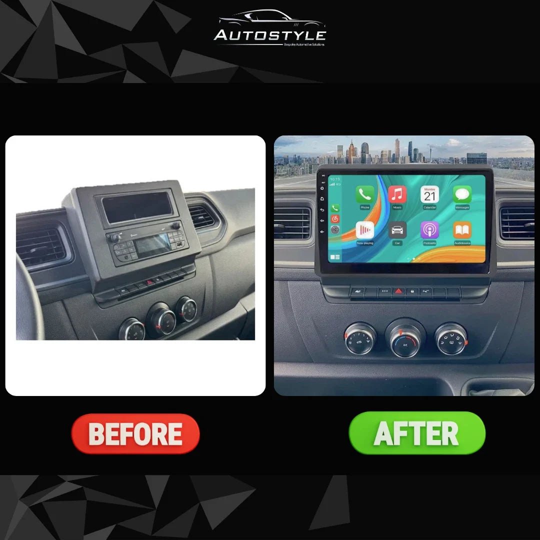 Renault Master Nissan NV400 Apple Carplay / Android Auto 10" Stereo Upgrade 2019