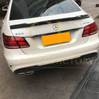 Renntech Style Carbon Fibre Boot Spoiler for Mercedes Benz C207 E Class Coupe 10-17
