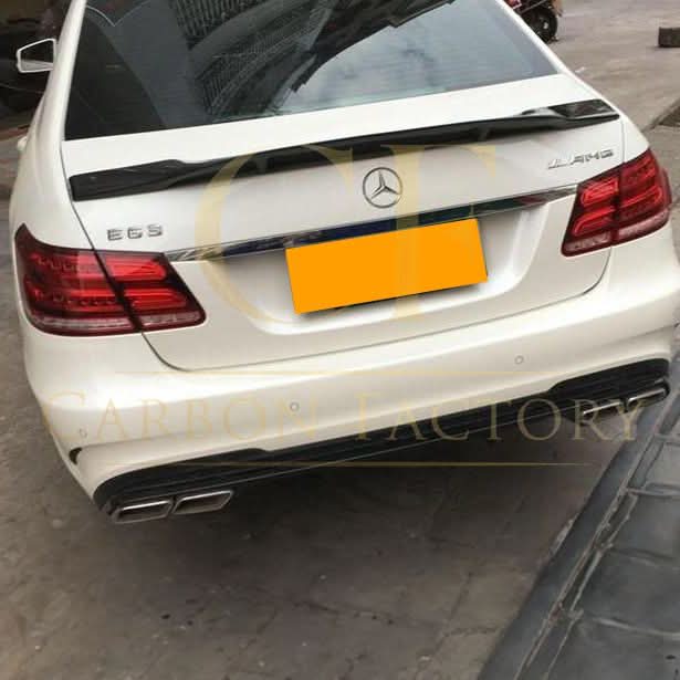 Renntech Style Carbon Fibre Boot Spoiler for Mercedes Benz C207 E Class Coupe 10-17
