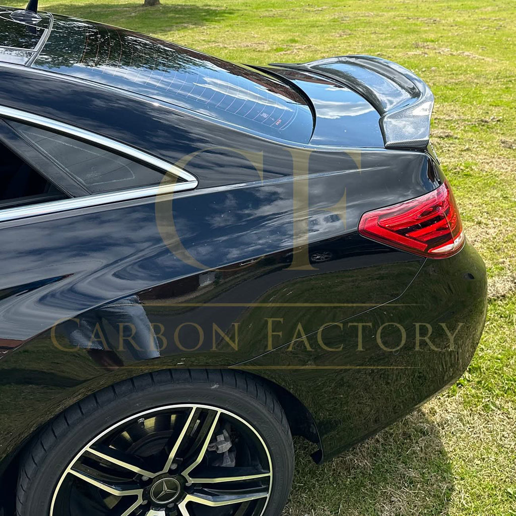 Renntech Style Carbon Fibre Boot Spoiler for Mercedes Benz C207 E Class Coupe 10-17
