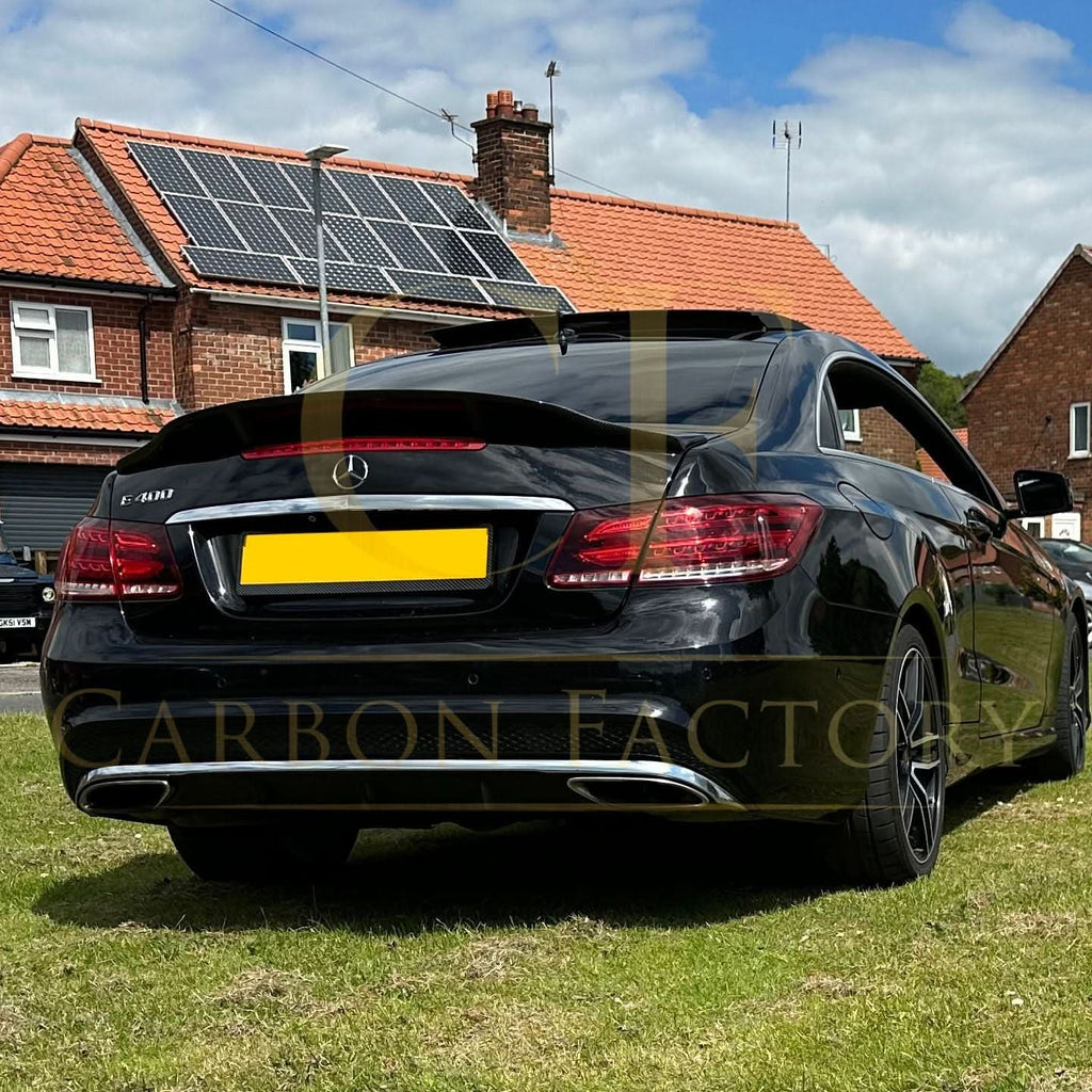 Renntech Style Carbon Fibre Boot Spoiler for Mercedes Benz C207 E Class Coupe 10-17