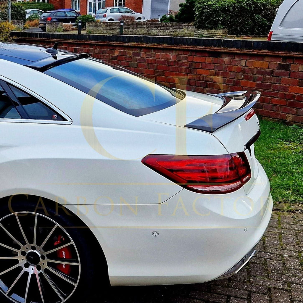 Renntech Style Carbon Fibre Boot Spoiler for Mercedes Benz C207 E Class Coupe 10-17